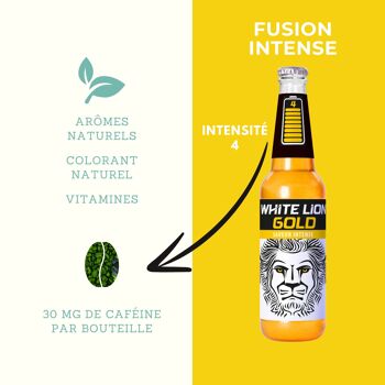 White Lion Natural Drink : Lot 4 Saveurs (6 bouteilles de chaque saveurs) 4