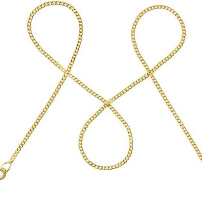 Cadena de eslabones minimalista de oro TIMELESS