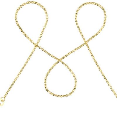 DELICATE anchor chain 1.3 mm gold