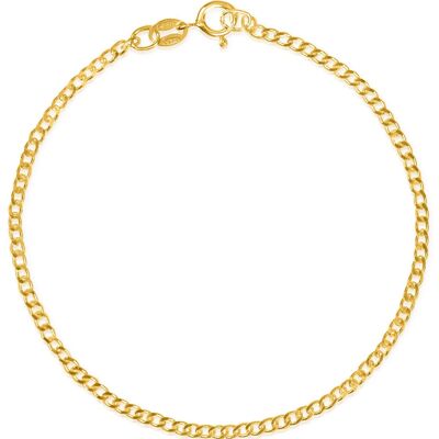 Bracelet Curb Chain ESSENTIAL Gold Plated