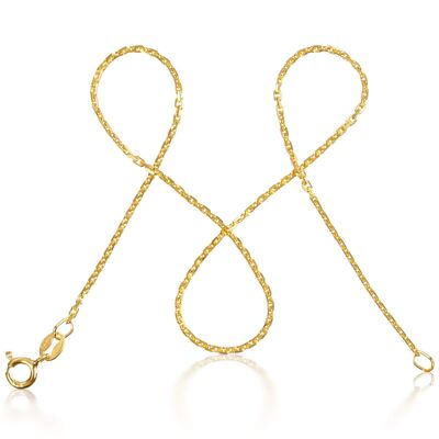 Anchor chain DELICATE filigree gold plated