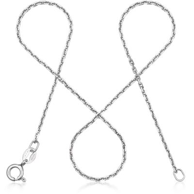 Anchor chain DELICATE filigree silver