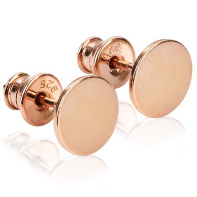 Earrings VIRGIN rose gold plated