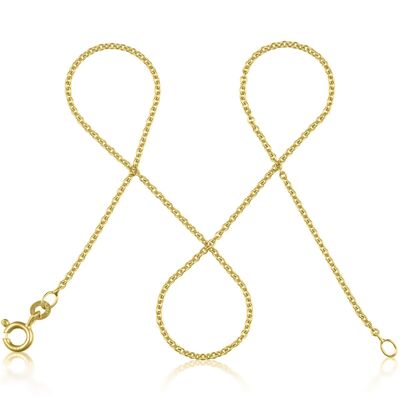 Anchor chain DELICATE filigree gold