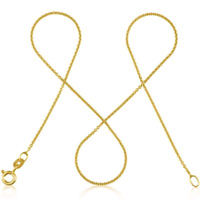 Anchor chain DELICATE Delicate real gold