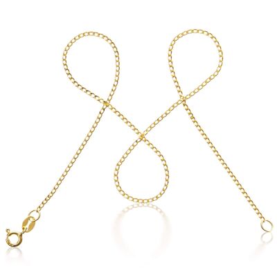 TIMELESS Filigree Curb Chain Gold Plated