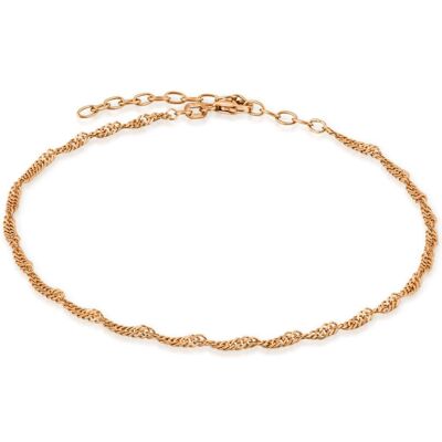Ankle chain Singapore chain SINGAPORE rose gold plated