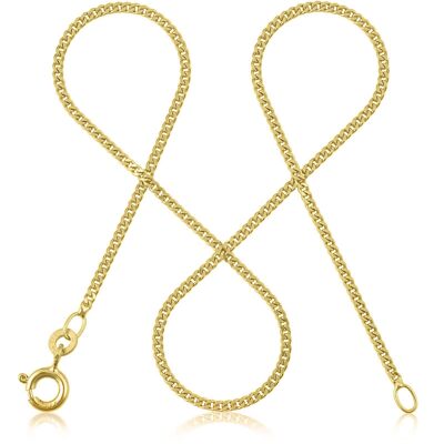 TIMELESS curb chain discreetly gold