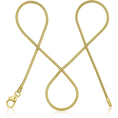 Snake chain ETERNITY thin gold