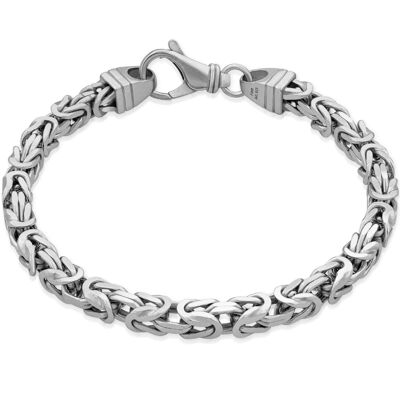 Bracelet Royal Chain ROYAL Moderne Argent Rhodié