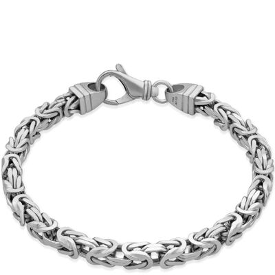 Bracelet Royal Chain ROYAL Moderne Argent Rhodié