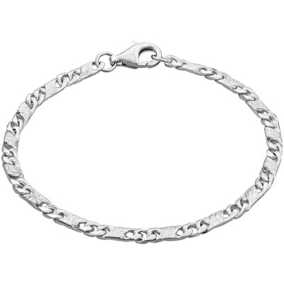 Bracelet dollar chain 5.4 mm silver