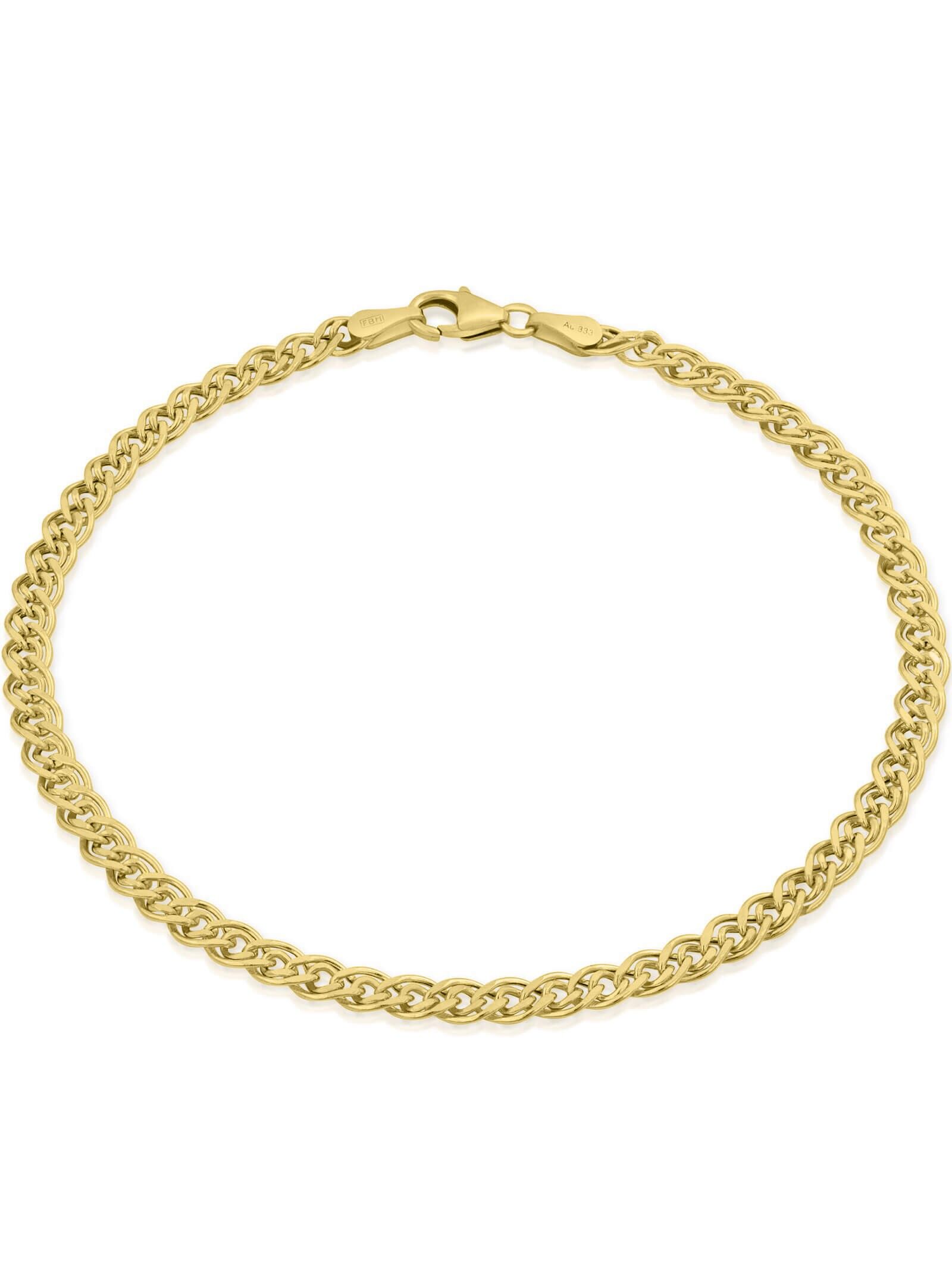 Armband Zwillingspanzerkette TIMELESS Gold