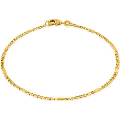 Bracelet curb chain TIMELESS real gold