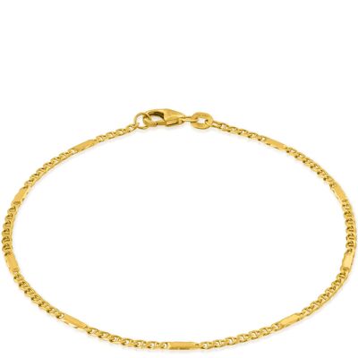 Bracelet curb chain TIMELESS real gold