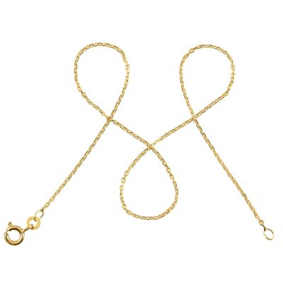 DELICATE anchor chain 1.3 mm gold