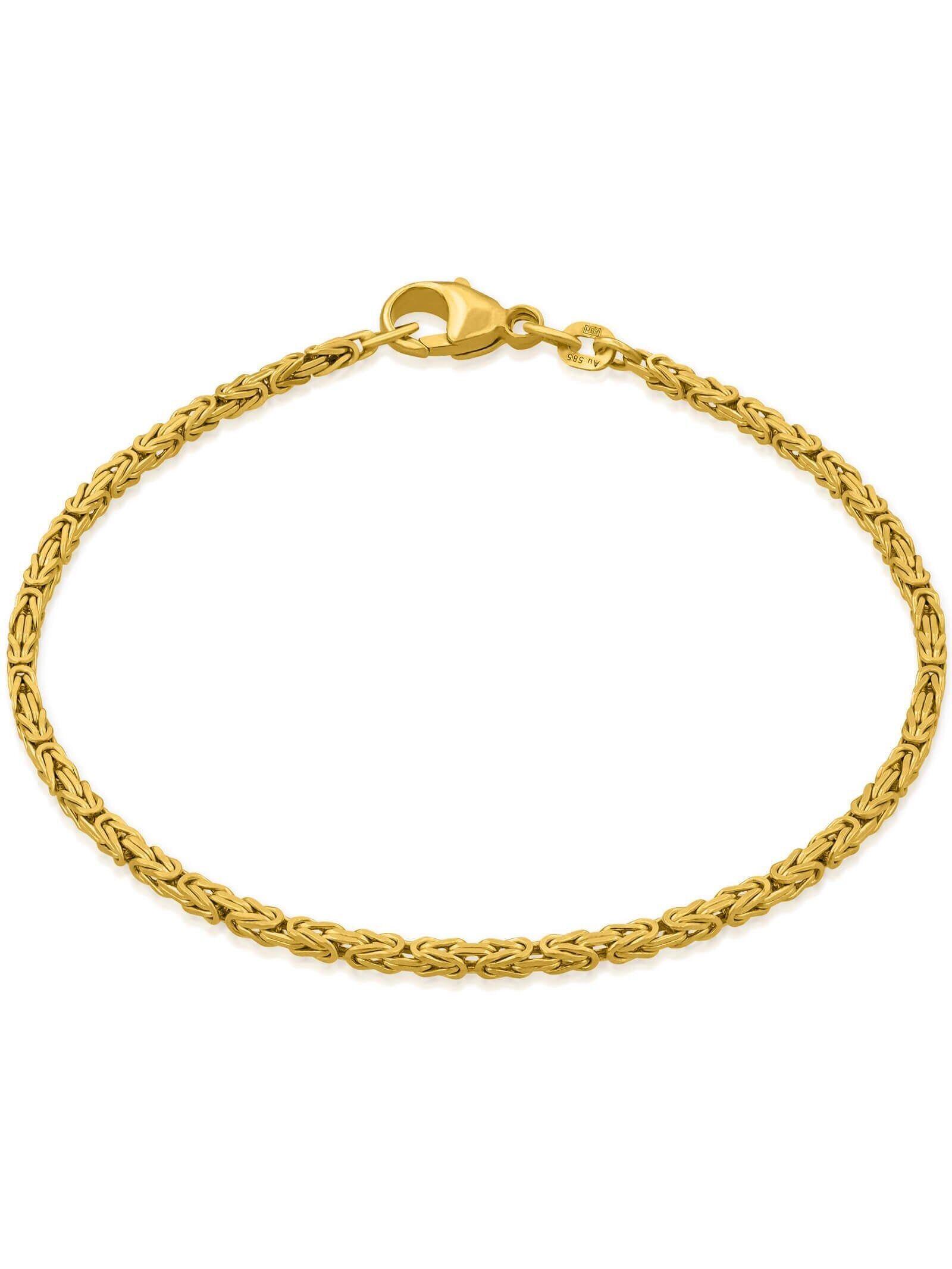 Armband Königskette ROYAL Dezent Echtgold