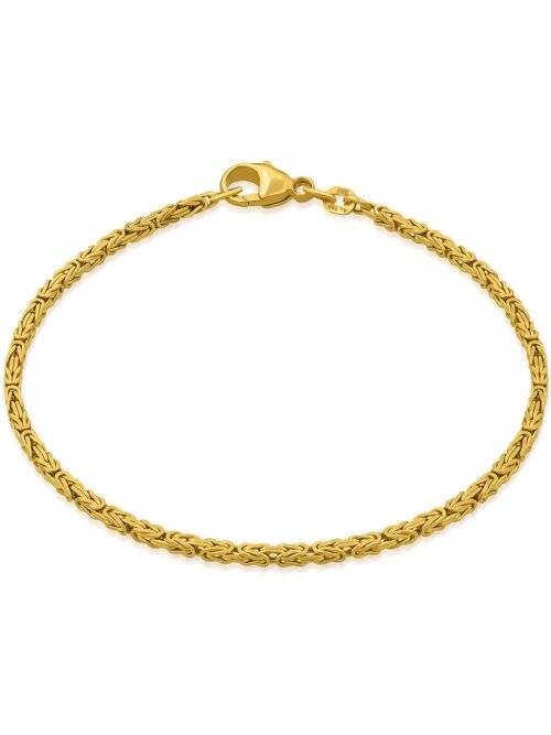 Armband Königskette ROYAL Dezent Echtgold