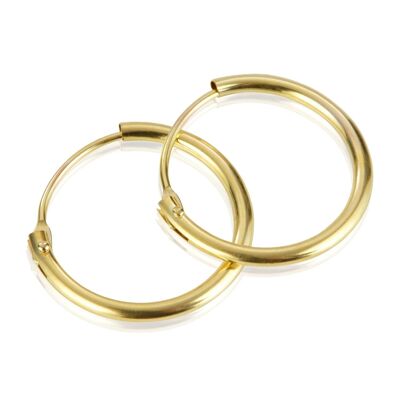 Hoop earrings CIRCLE gold