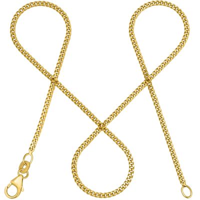 TIMELESS curb chain simple real gold