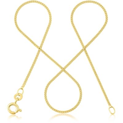 TIMELESS curb chain delicate gold