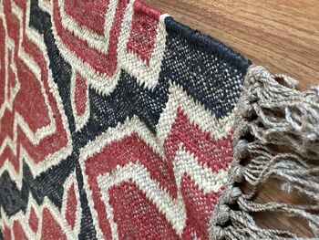 3 x 5 pieds — Tapis Kilim tissé à la main en laine de jute, décoration intérieure, salon, cadeau, décoration murale, sol, tapis de plafond, tapis traditionnel indien\CARPET toutes tailles costum 5