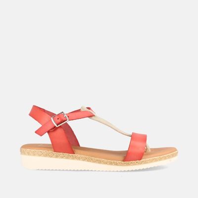 SANDALS WITH LOW WEDGE FOR WOMEN ANA SANDIA
