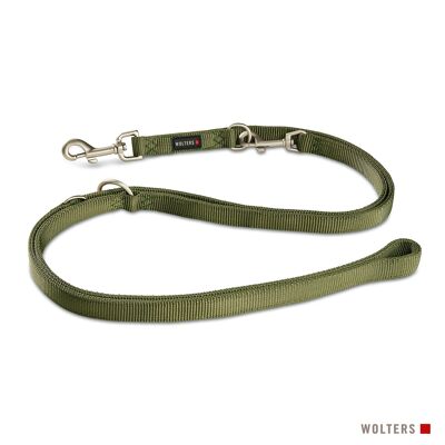 Professional leash extra long olive