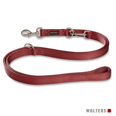 Professional leash extra long rust red