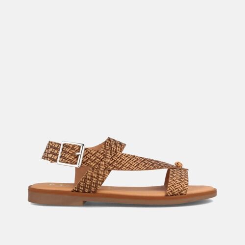 SANDALIAS PARA MUJER PLANA ESTILO ROMANO AURA JACINTO