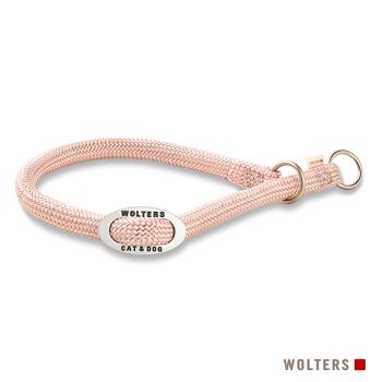 Collier coulissant programme corde K2 rose sépia