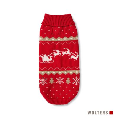 Maglione lavorato a maglia Babbo Natale