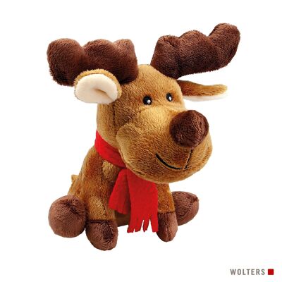 Plush moose Rudolph