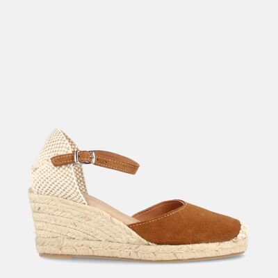 WOMEN'S JUTE WITH MEDIUM WEDGE IN DOLORES SETTER LEATHER