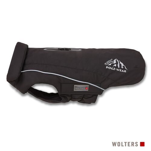 Skijacke Dogz-Wear Mops & Co. schwarz