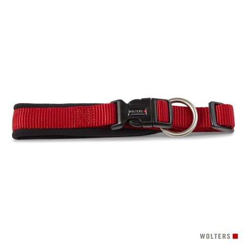 Professional Comfort Halsband extra-breit rot/schwarz