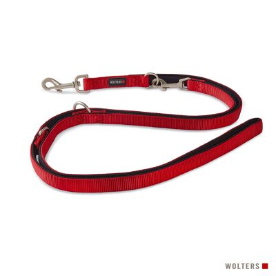 Professional Comfort leash extra long red/black