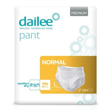 Dailee Pants Normal - 90x Couches-culottes - Serviettes pour incontinence urinaire pour adultes et personnes âgées 6