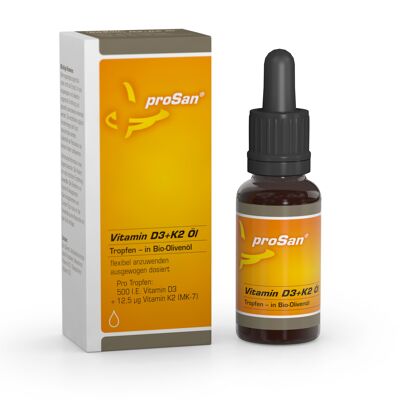 proSan Vitamin D3+K2 Öl