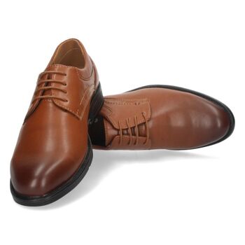 Chaussure formelle pour hommes de couleur marron 1