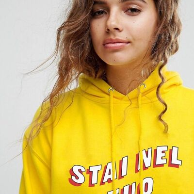 Hoodie "You'Re In your"__M / Giallo