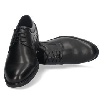 Chaussure formelle pour hommes en noir 1