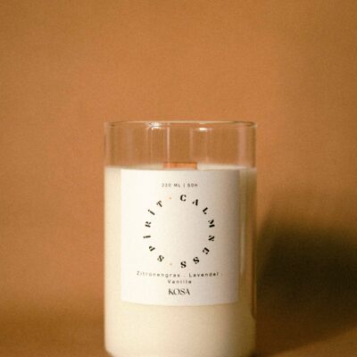 Spirit Calmness scented candle