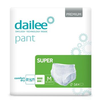 Dailee Pants Super - 90x Couches-culottes - Serviettes pour incontinence urinaire pour adultes et personnes âgées 5