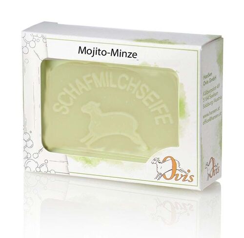 Ovis-Seife Eckig verp. Mojito-Minze 8,5x6 cm 100 g