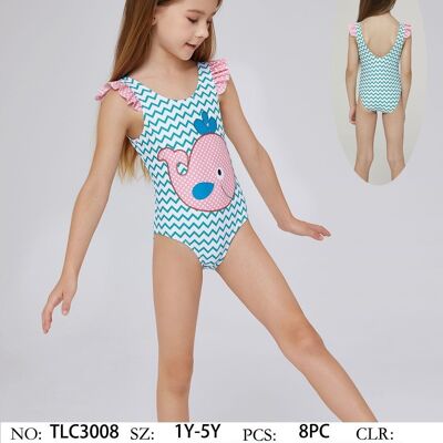 Maillot de bain brodé baleine