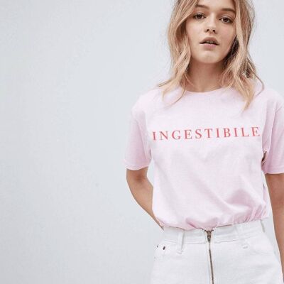 T-Shirt "Unmanageable" - Elegant__XS / Rosa