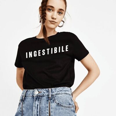 T-Shirt "Unmanageable" - Elegant__XS / Nero