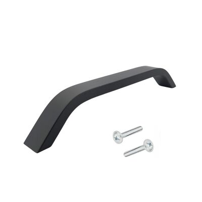 Furniture handle / Kitchen handle Tulsa 160 mm Black