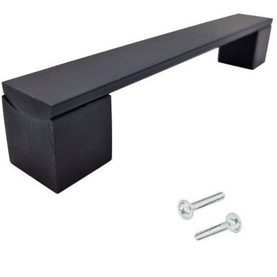 Furniture handle / Kitchen handle Austin 160 mm Aluminum Black
